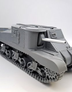 画像5: EUREKA XXL[ER-3578]1/35 WWII アメリカ/イギリス M3リー/グラント中戦車 短砲身75mm砲/機銃4丁型用アップグレードセット(ミニアート35206/35209/35217用)