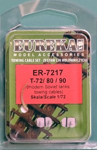 画像1: EUREKA XXL[ER-7217]1/72 現用 露/ソ 現用戦車(T-72/T-80/T-90)用牽引ケーブルセット (1)