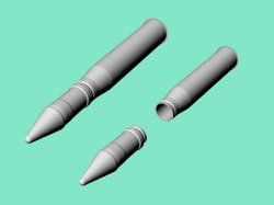 画像2: EUREKA XXL[A-3501]7.5 cm Pzgr.Patr.39 Kw.K.40/Stu.K.40 L/43、 L/48 APCBC砲弾、弾薬箱セット　(長砲身III号突撃砲、長砲身IV号戦車各型用)