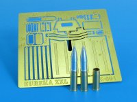EUREKA XXL[A-3509]7.5 cm Sprgr.Patr.34 Kw.K.37/Stu.K.37 L/24 HE砲弾、弾薬箱セット(短砲身III号突撃砲、短砲身IV号戦車各型その他用)