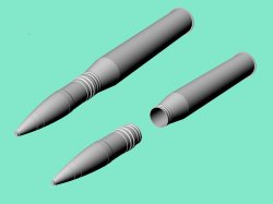 画像2: EUREKA XXL[A-3520]8.8 cm Sprgr.Patr.L/4,5 Kw.K.43 HE砲弾、弾薬箱セット(ホルニッセ/ナースホルン、TigerII、ヤークトティーガー、エレファント、フェルディナンド用)