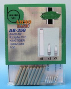画像1: EUREKA XXL[AB-358]1/35 WWII ドイツ8.8cm Kw.K.43砲用弾薬セット