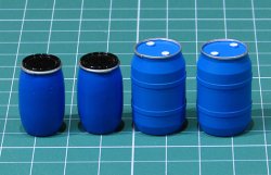 画像4: EUREKA XXL[E-039]1/35 現用 化学部質貯蔵用プラスチック製ドラム缶セット(樽型)♯1