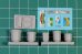 画像1: EUREKA XXL[E-052]1/35 ジオラマ素材 塗料用プラスチック製容器セット(デカール付) (1)