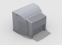 画像3: EUREKA XXL[E-054]1/35 ジオラマ素材 21inブラウン管テレビセット