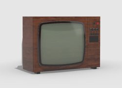 画像1: EUREKA XXL[E-055]1/35 ジオラマ素材 25inブラウン管テレビセット