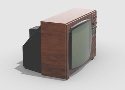 画像2: EUREKA XXL[E-055]1/35 ジオラマ素材 25inブラウン管テレビセット