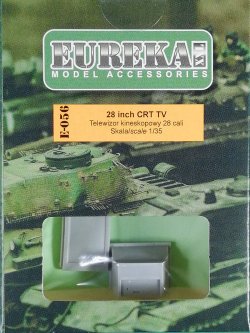 画像1: EUREKA XXL[E-056]1/35 ジオラマ素材 28inブラウン管テレビセット