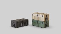 EUREKA XXL[E-073]1/35 現用 アメリカ陸軍ペリカンFTLK-1モバイルオフィスフットロッカーセット