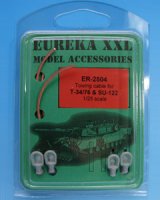 EUREKA XXL[ER-2504]1/25 WWII 露/ソ T-34/76&SU-85/100/122自走砲用牽引ケーブルセット