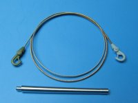 EUREKA XXL[ER-3538]新砲塔チハ用牽引ケーブルセット(アルミ砲身付)