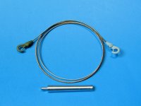 EUREKA XXL[ER-3539]新砲塔チハ(初期型)用牽引ケーブルセット(アルミ砲身付)