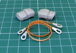 画像4: EUREKA XXL[ER-3557]1/35 現用 ソビエト ロシア T-55用牽引ケーブルセット