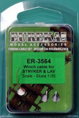 EUREKA XXL[ER-3564]1/35 現用 ストライカーIFV/カナディアンLAV用ウィンチケーブルセット
