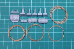 画像2: EUREKA XXL[ER-3567]1/35 現用 アメリカ陸軍M88A1ARV用ケーブルセット(AFVクラブ用)
