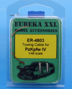 画像1: EUREKA XXL[ER-4803]1/48 WWII独 IV号戦車牽引ケーブルセット