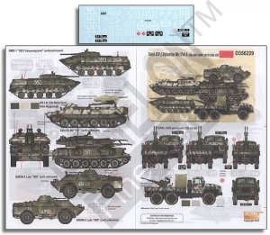 画像1: Echelon[D356229]1/35 現用露 アフガン侵攻のソ連AFV Part.4:シルカ, BMD-1, BRDM-2, MT-LB & URAL-4320 (1)