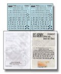 Echelon[D356237]1/35 現用米軍 バンパーナンバー 汎用セット #2(黒文字)