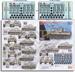 画像1: Echelon[AXT351012]1/35 第2SS装甲師団「ダス・ライヒ」　第8中隊　タイガーI初期型