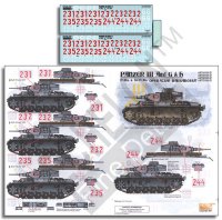 Echelon[AXT351028]1/35 WWII独 第6装甲連隊のIII号戦車 バルバロッサ作戦