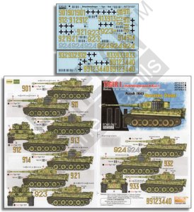 画像1: Echelon[AXT351037]1/35 SS第3戦車連隊所属のタイガーI初期型 ツィタデル作戦 クルスク1943 (1)