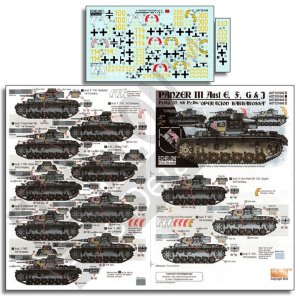 画像1: Echelon[AXT351040]1/35 WWII ドイツ第4装甲師団所属のIII号戦車E/F/G/J型 (1)