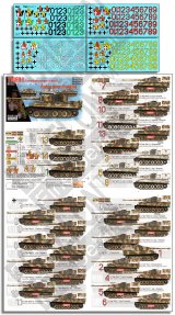 Echelon[AXT351056]1/35 WWII ドイツ 第506重戦車大隊のタイガーI重戦車 東部戦線 1943年