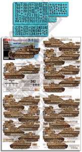 画像1: Echelon[AXT351064]1/35 WWII ドイツ 第503重戦車大隊第2中隊&本部中隊のタイガーI重戦車 クルスク1943 ツィタデレ作戦時 (1)