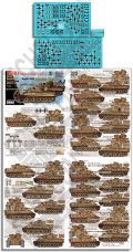 Echelon[AXT351065]1/35 WWII ドイツ 第503重戦車大隊第3中隊のタイガーI重戦車 クルスク1943 ツィタデレ作戦時