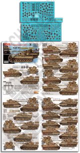 Echelon[AXT351065]1/35 WWII ドイツ 第503重戦車大隊第3中隊のタイガーI重戦車 クルスク1943 ツィタデレ作戦時