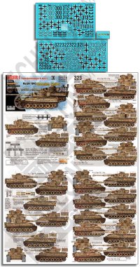 Echelon[AXT351065]1/35 WWII ドイツ 第503重戦車大隊第3中隊のタイガーI重戦車 クルスク1943 ツィタデレ作戦時