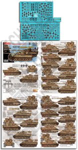 画像1: Echelon[AXT351065]1/35 WWII ドイツ 第503重戦車大隊第3中隊のタイガーI重戦車 クルスク1943 ツィタデレ作戦時 (1)