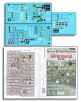 Echelon[AXT351100]1/35 WWII ドイツ国防軍の装甲師団記号セット(1939-1945)