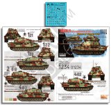 Echelon[AXT721045]1/72 WWII ドイツ 第507重戦車大隊のタイガーII重戦車