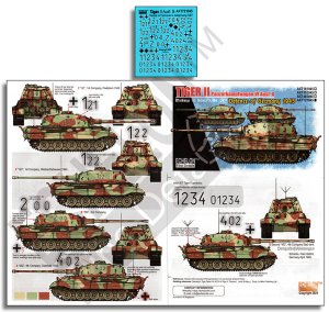 画像1: Echelon[AXT721045]1/72 WWII ドイツ 第507重戦車大隊のタイガーII重戦車 (1)