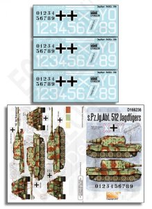 画像1: Echelon[D166236]1/16 WWII独 第512重戦車駆逐大隊のヤークトティーガー (1)