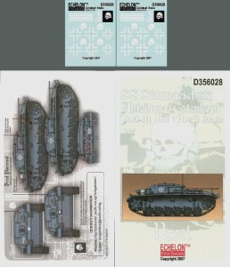 画像1: Echelon[D356028]SS Sturmgeschutz Abteilung "Totenkopf" StuG III C/Ds in Russia (1)