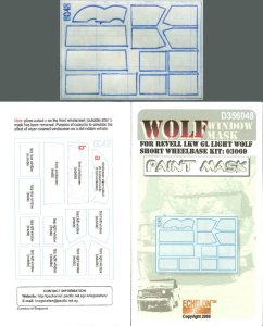 画像1: Echelon[D356048]Lkw GL "Wolf"ウィンドウ各部用"Paint Mask" (1)