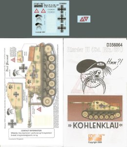 画像1: Echelon[D356064]sd.kfz.131 マーダーII東部戦線マーキング　デカールセット (1)