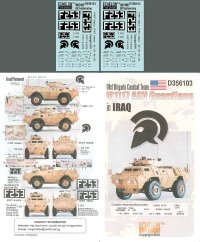 Echelon[D356103]イラク戦におけるM1117 ASVガーディアンズ用デカールセット