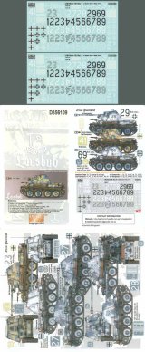 Echelon[D356109]ライプシュタンデルテ所属 マーダーIII H型用デカールセット(ハリコフ、イタリア)