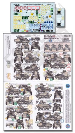 画像1: Echelon[D356126]英 Mk.VI B軽戦車 デカールセット