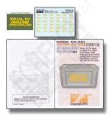 Echelon[D356134]1/35 WWII .50 CAL ammo box labels (5)