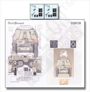 画像1: Echelon[D356139]DAK マーダーIIIH、Sd.Kfz.250/251デカールセット (1)