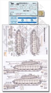 画像1: Echelon[D356147]メルカバMk.III D 第188バラク機甲旅団デカールセット Part.3 (1)