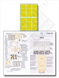 Echelon[D356155]IDF砲塔戦術マーク マスキングシート SET6