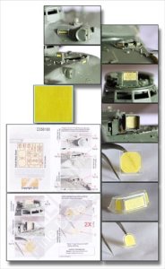 画像1: Echelon[D356160]AMX30B & AUF1 155mm自走榴弾砲 マスキングシートセット(モンモデル用) (1)