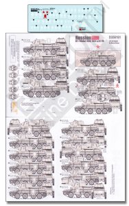 画像1: Echelon[D356161]WWIIソ連 BT-7 1935/1937年型,BT-7M型 デカールセット (1)