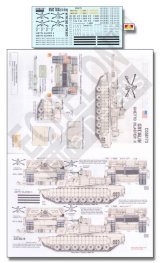 Echelon[D356173]イラクのM1A2 エイブラムズTUSKI デカールセット