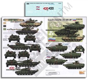 画像1: Echelon[D356192]チェチェン紛争のロシア軍AFV:T-72B1,T-80BV & BMP-2 (1)
